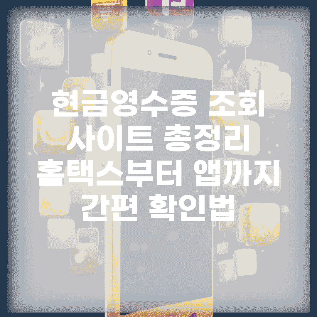 현금영수증 조회 사이트 총정리 | 홈택스부터 앱까지 간편 확인법