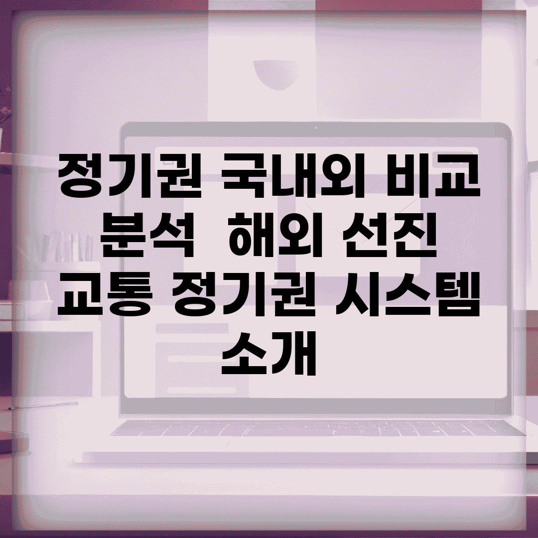 정기권 국내외 비교 분석 | 해외 선진 교통 정기권 시스템 소개