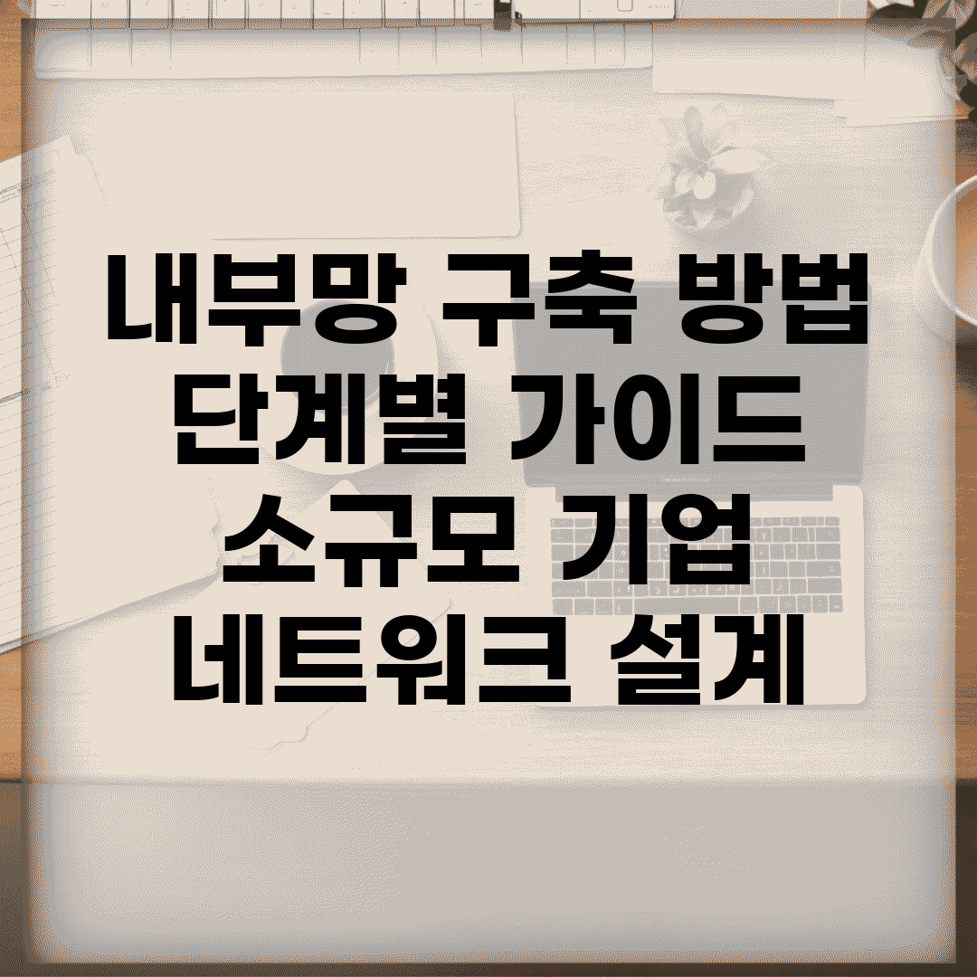내부망 구축 방법 단계별 가이드 | 소규모 기업 네트워크 설계