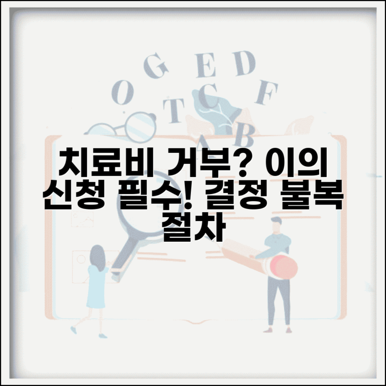 치료비 지급거부 이의신청 | 치료비 지급 거부 결정 불복 절차