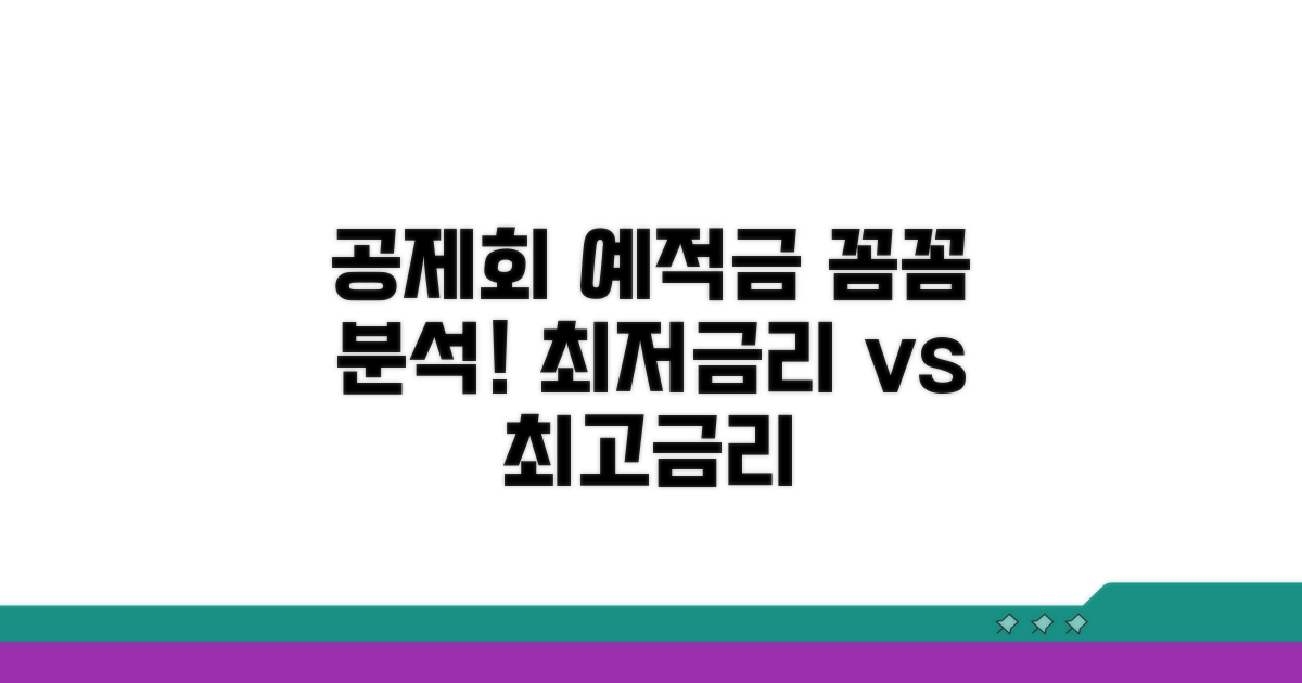 공제회 예적금 상품 상세 분석