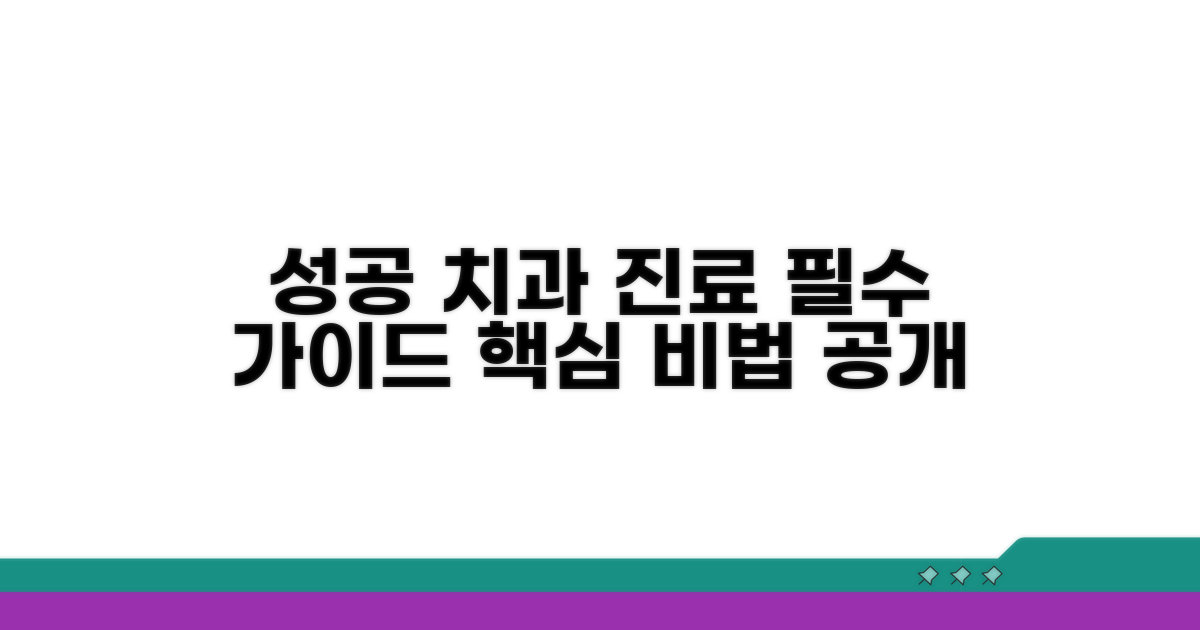 성공적인 치과 진료를 위한 종합 가이드