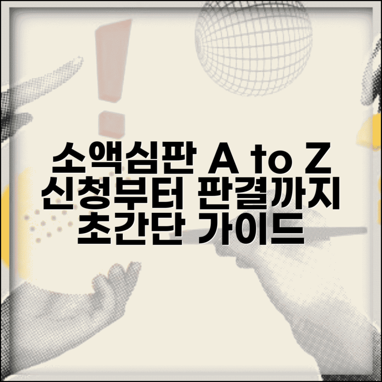 소액심판 청구소송 절차 | 소액심판 신청부터 판결까지 과정