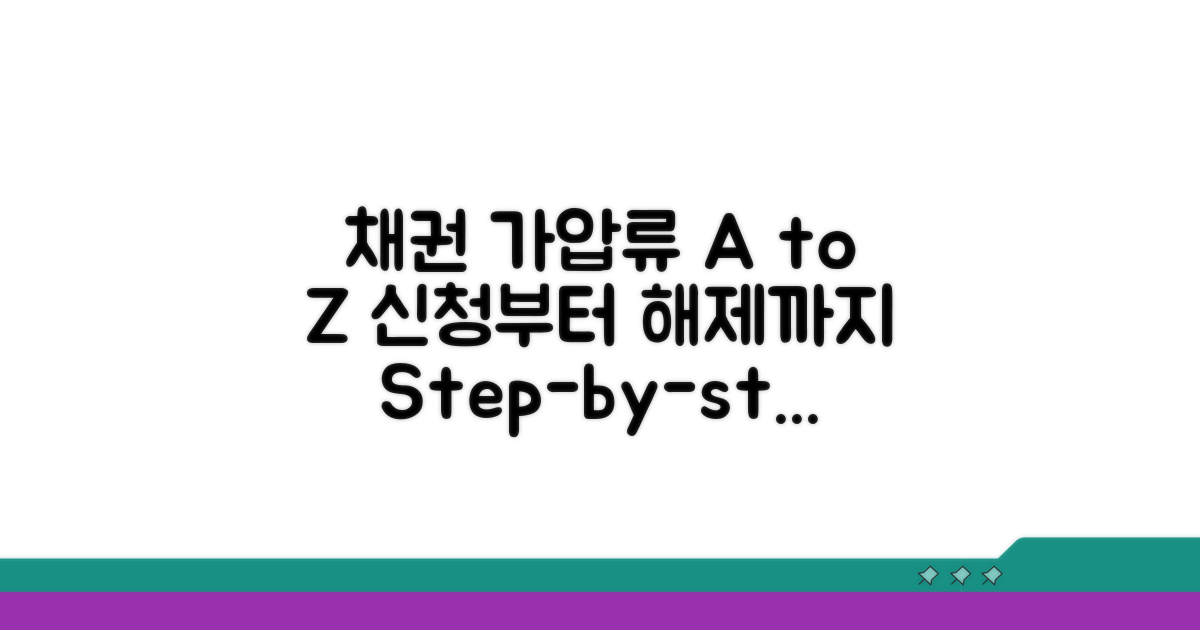 채권 가압류 신청 절차 A to Z