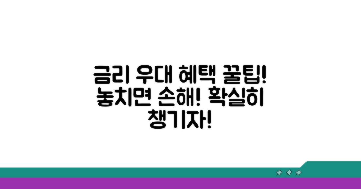 금리 우대 혜택 완벽 분석