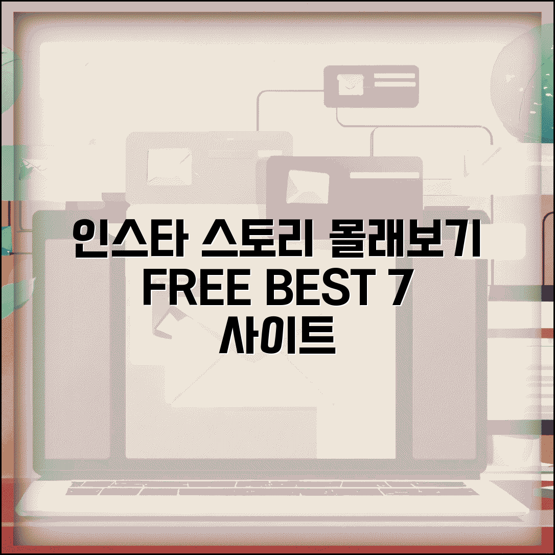 인스타 스토리 몰래보기 사이트 | 익명 열람 가능한 무료 사이트 BEST 7