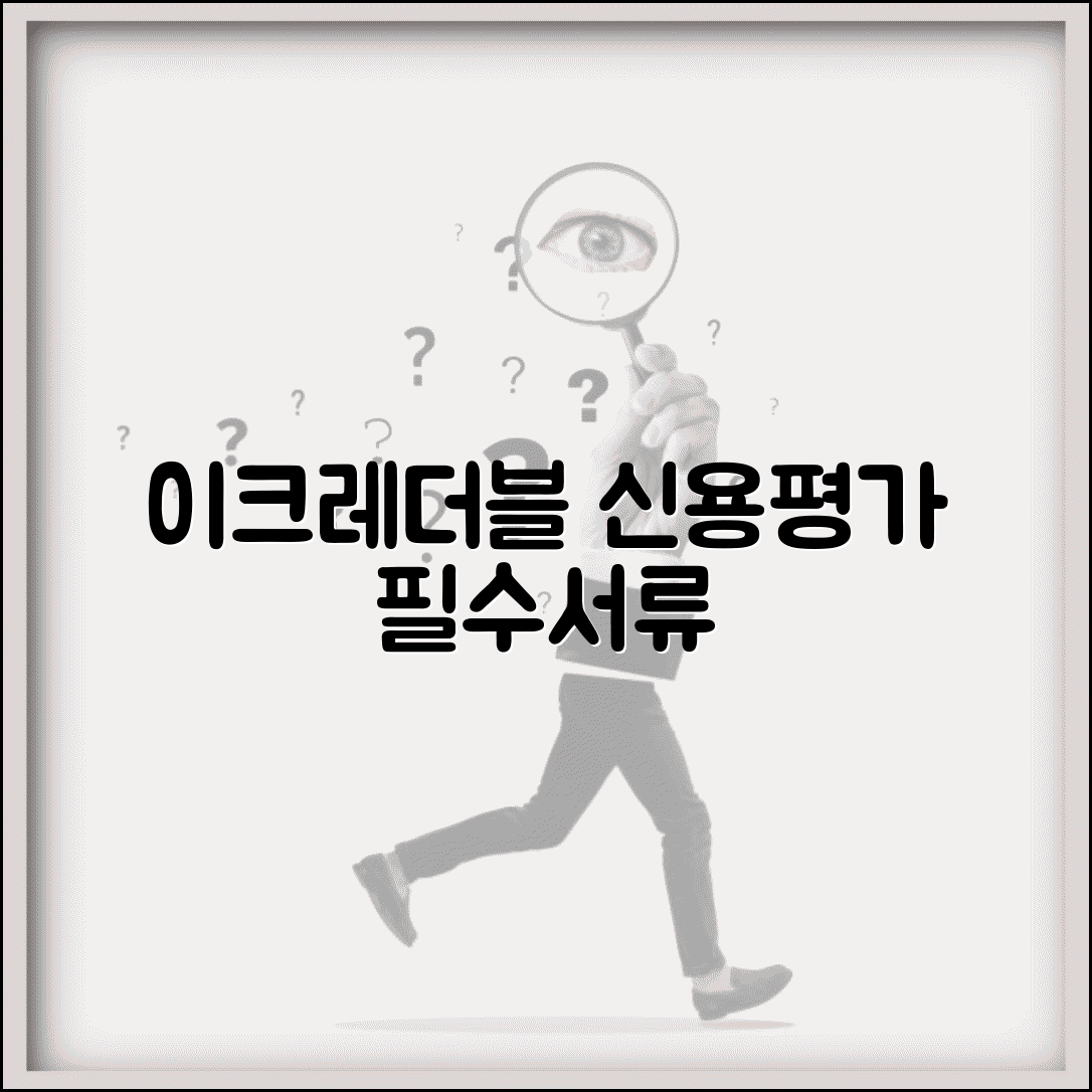 이크레더블신용평가제출서류 | 이크레더블 신용평가 필요서류 제출