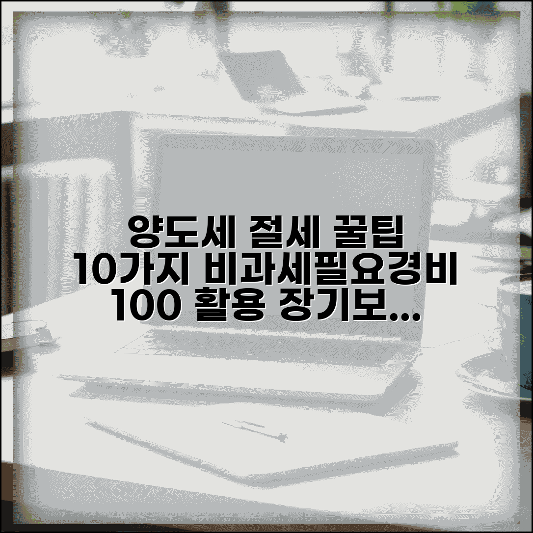 양도세 절세 노하우 10가지 | 양도세 절약 방법 | 비과세 활용 | 필요경비 | 장기보유 | 실전 팁