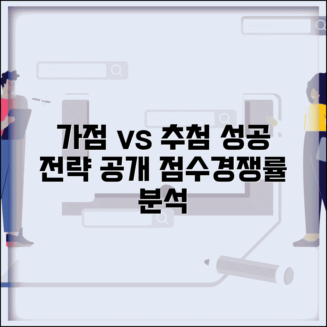 가점제 추첨제 선택 가이드 점수 경쟁률 전략 결정