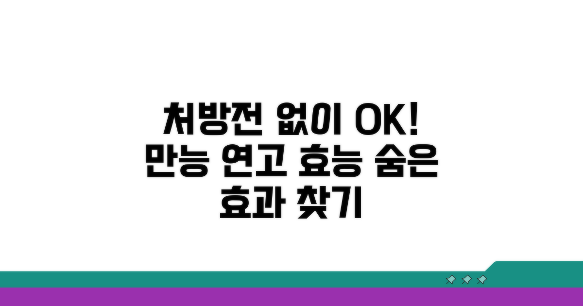 처방전 없이 사는 연고 효능