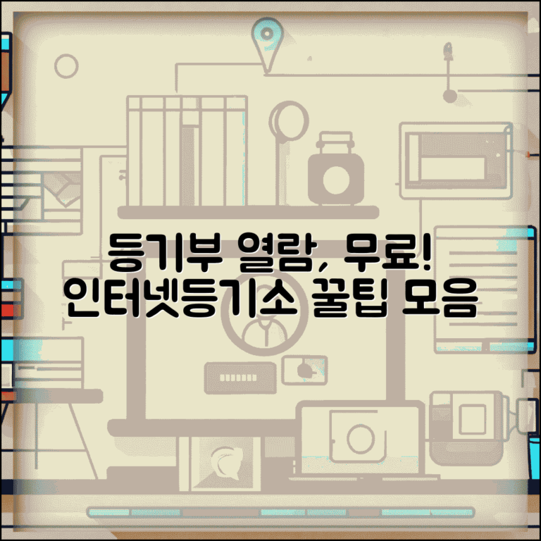 등기부등본 열람 무료 방법과 인터넷등기소 활용