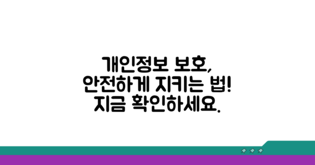 개인 정보 보호 안전하게 조회