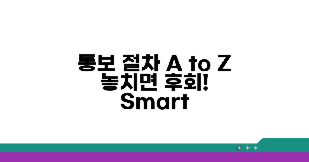 놓치면 안 될 통보 절차 A to Z