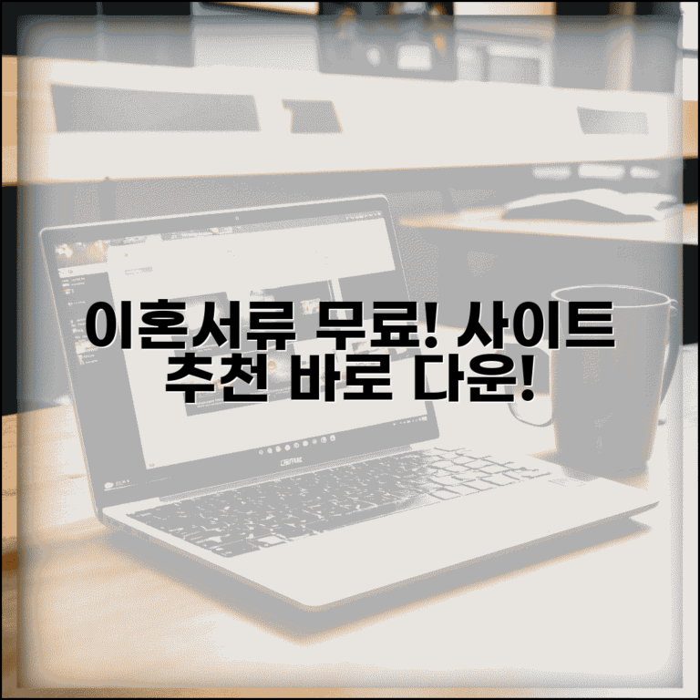합의이혼서류 무료 다운로드 양식 및 사이트 추천