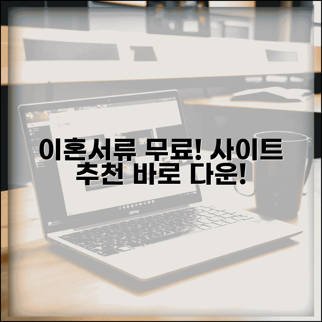 합의이혼서류 무료 다운로드 양식 및 사이트 추천