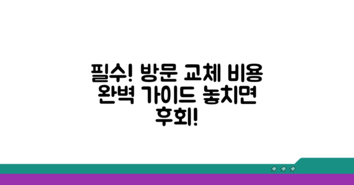 방문 교체 공사비 완벽 가이드