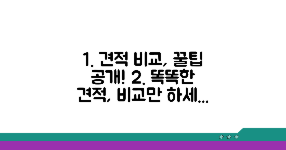 견적 비교, 똑똑하게 하는 법