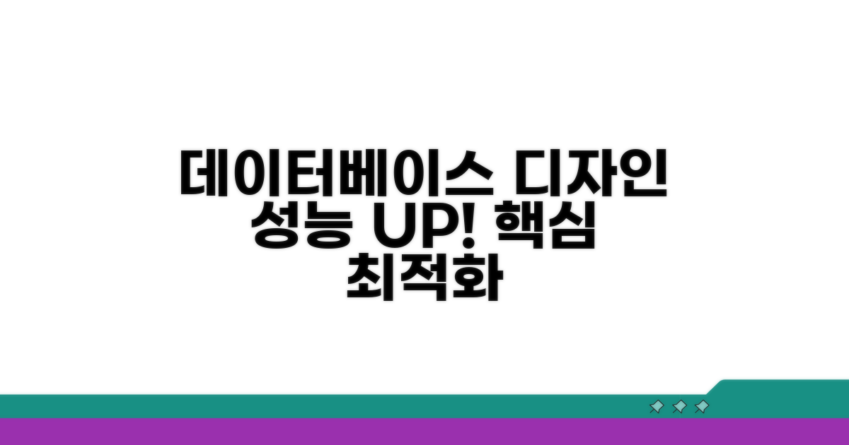 데이터베이스 설계와 성능 최적화