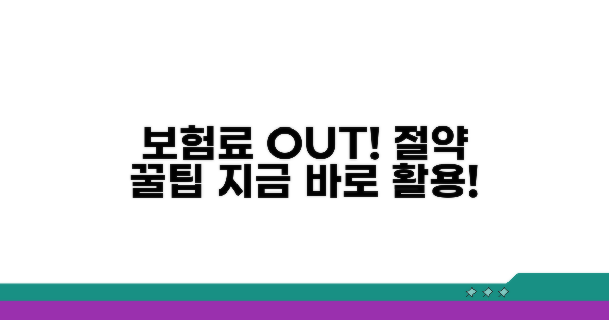 보험료 절약 꿀팁과 활용 전략