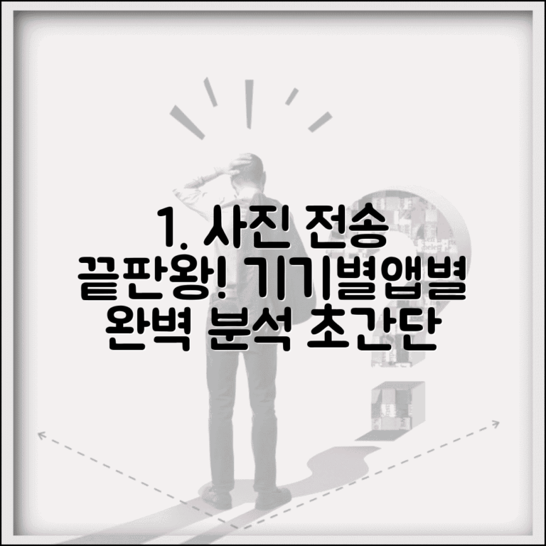 사진 전송 방법 기기별 앱별 완벽 총정리