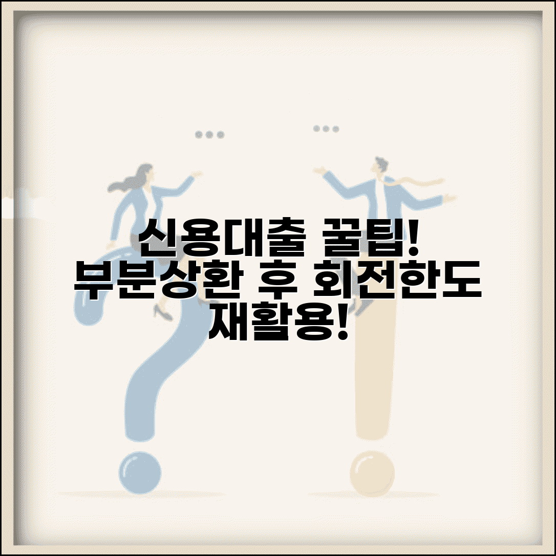 신용대출 부분상환 후 회전한도 재사용 방법