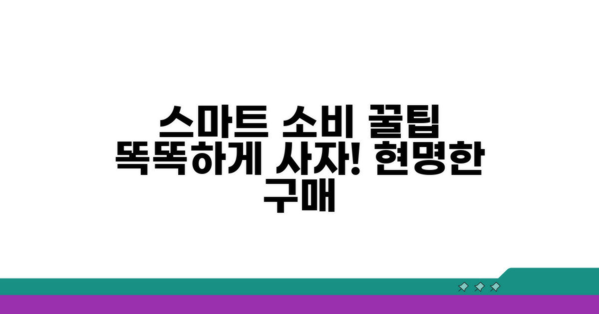 현명한 소비를 위한 구매 가이드