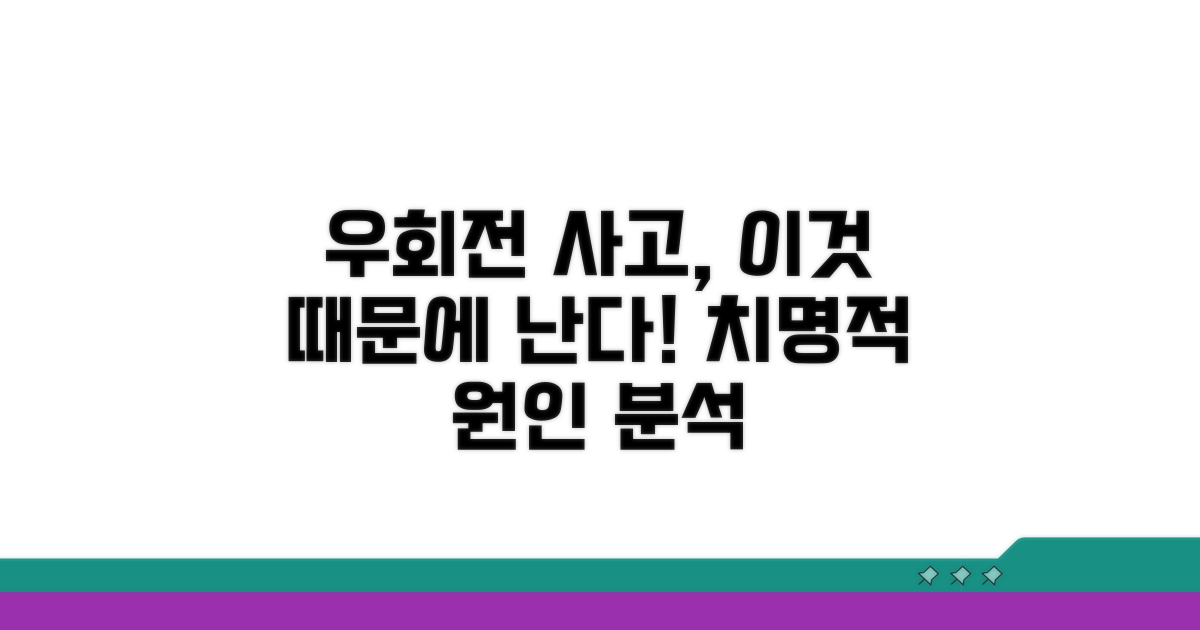 우회전 사고 핵심 원인 분석
