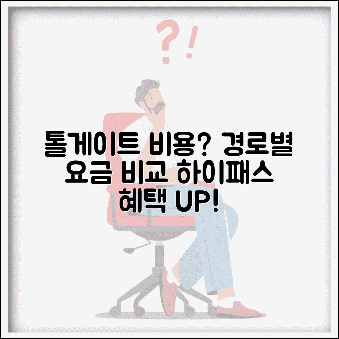 톨게이트 비용 계산과 경로별 요금 하이패스 혜택 비교