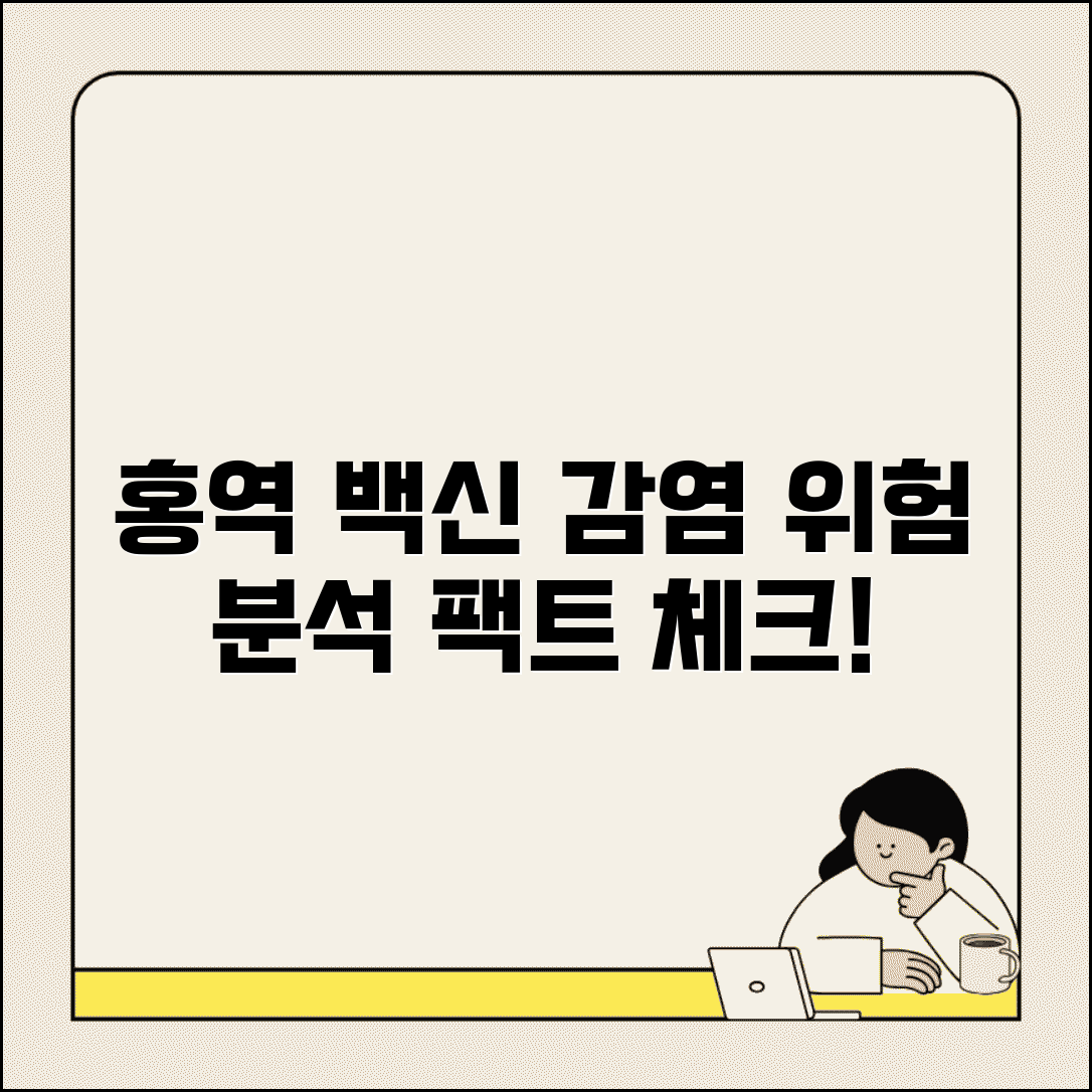 홍역 예방 접종 감염 위험 분석과 허위 정보 바로잡기