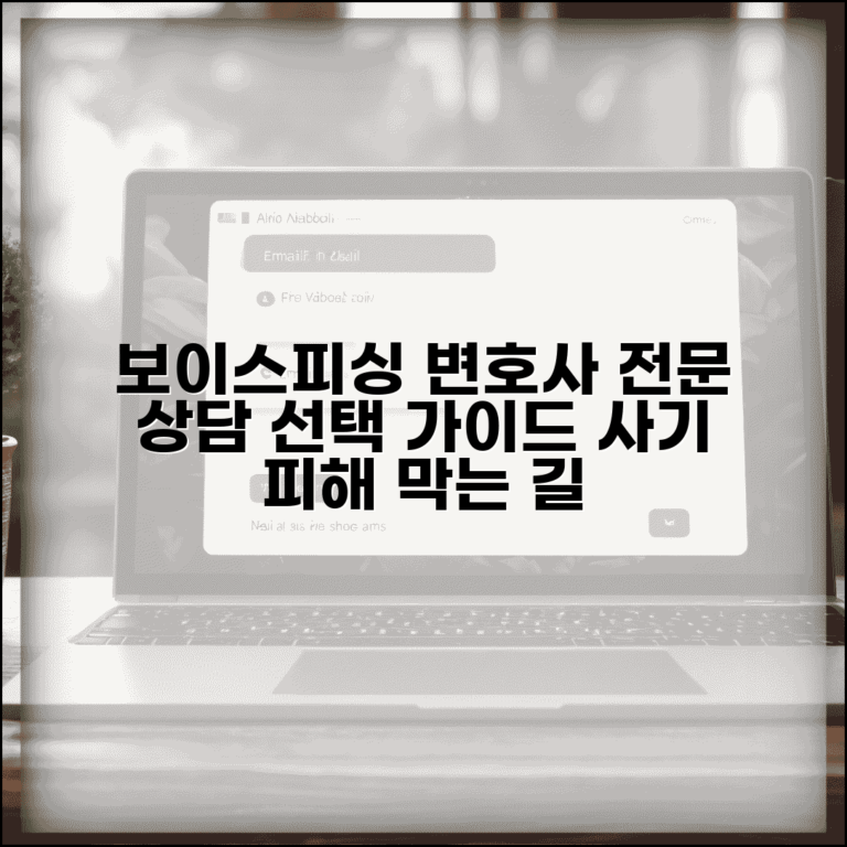 보이스피싱변호사 전문 상담 및 완벽 선택 가이드 보이스피싱변호사 전문 상담 및 완벽 선택 가이드