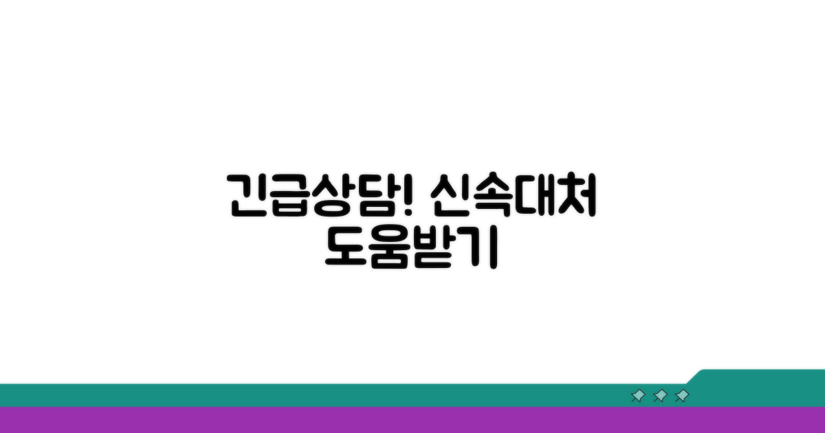 긴급 상담: 신속한 대처와 도움