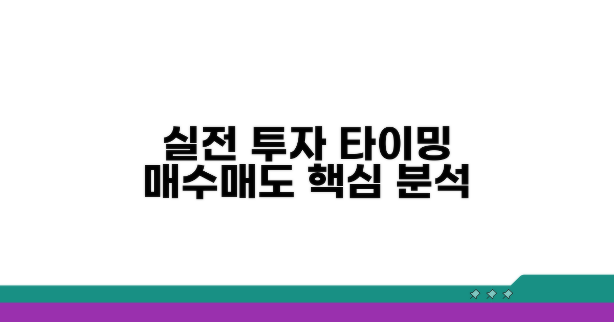 실전 투자 타이밍과 방법 분석