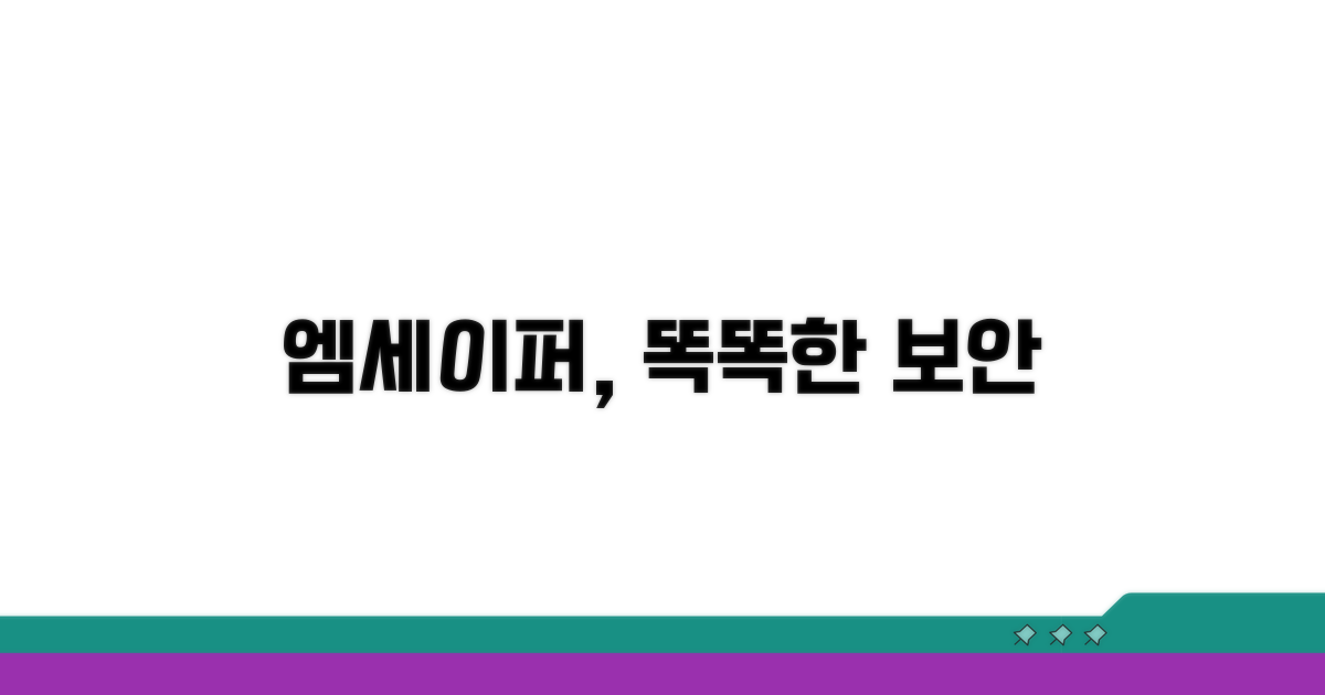 스마트한 보안, 엠세이퍼와 함께