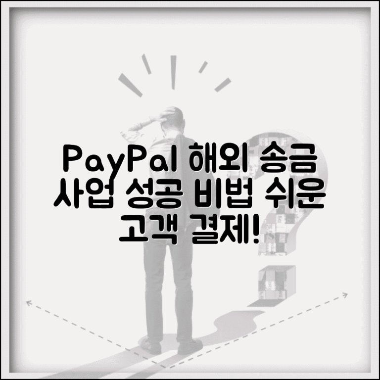 페이팔 송금받기 비즈니스 활용과 해외 고객 결제 가이드