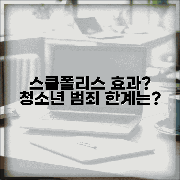 스쿨폴리스 효과와 청소년 범죄 예방 한계점 분석