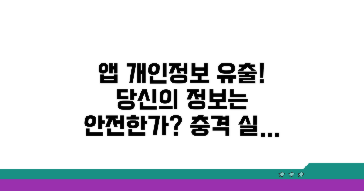 제3자 앱 개인정보 유출 사례