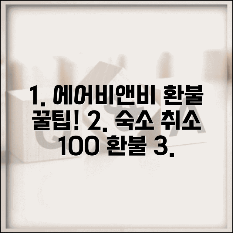 에어비앤비 환불받는법 | 민박 예약 취소, 개인 숙박업소 호스트 환불 정책 총정리