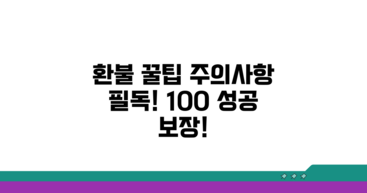 환불 요청 꿀팁과 주의사항
