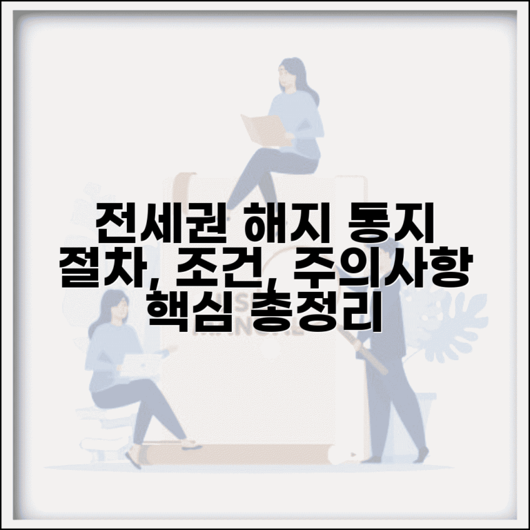 전세권설정 해지 통지 | 해지 통보 절차, 조건, 주의사항 총정리