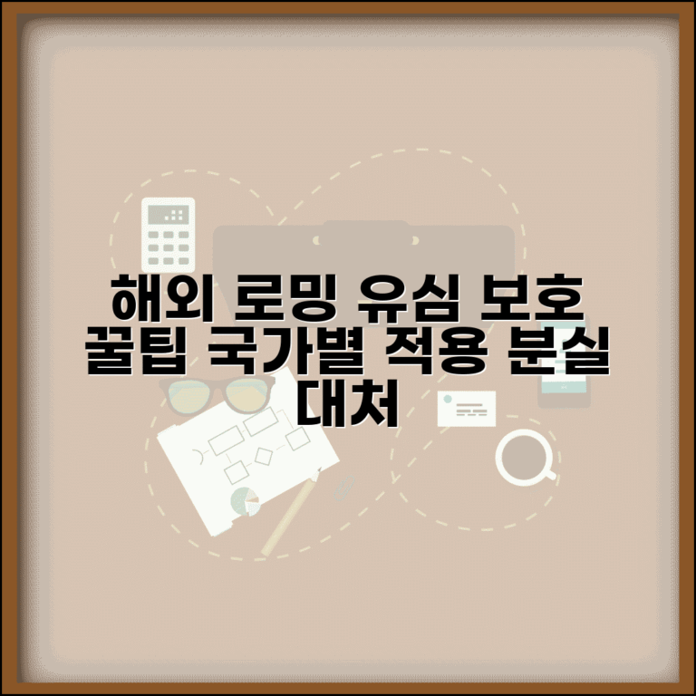유심보호서비스 해외 로밍 국가별 적용 현황 | 로밍 전 설정 및 유심 분실 대처 요령 총정리