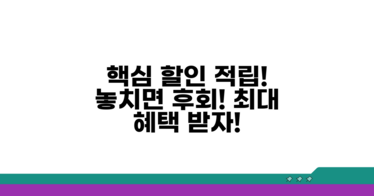 할인 혜택과 추가 적립 정보