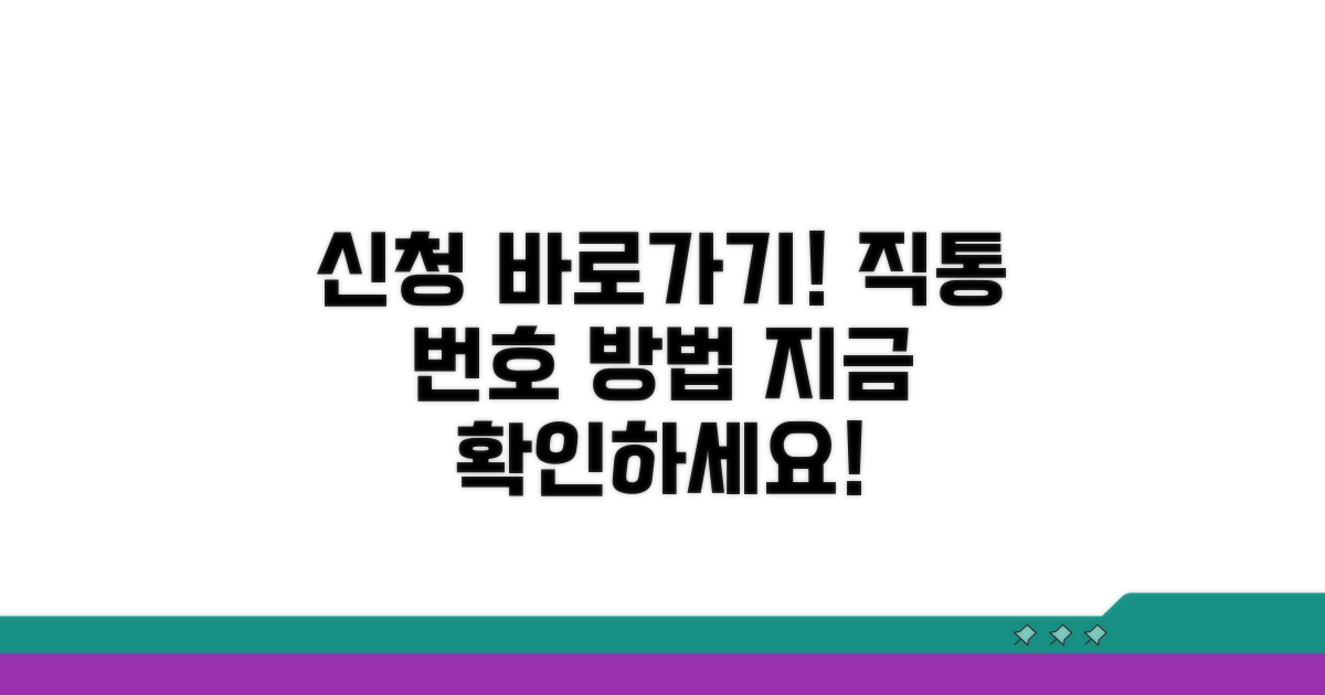 신청 직통 번호와 방법 확인