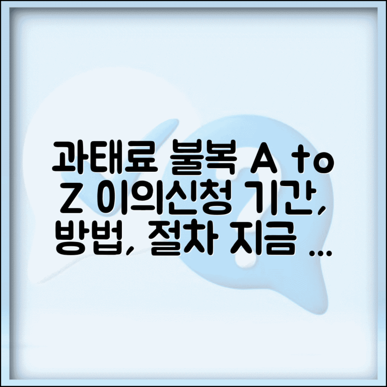 과태료 이의신청 방법 기간 절차 | 과태료 처분 이의신청 완벽 가이드
