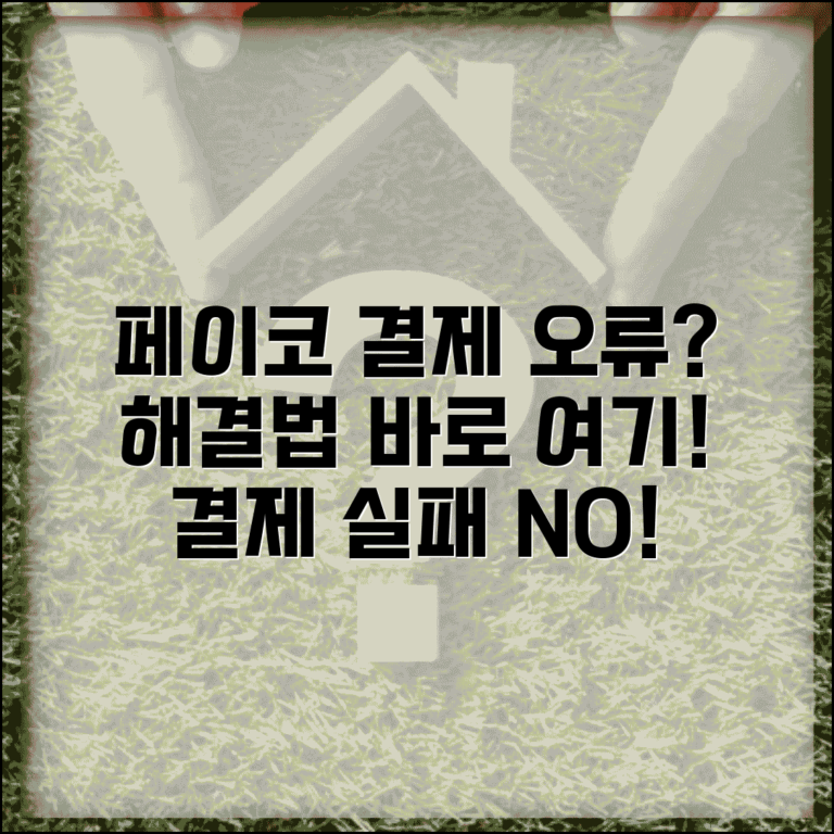 페이코 결제 안돼요 해결 | 페이코 결제 실패 오류