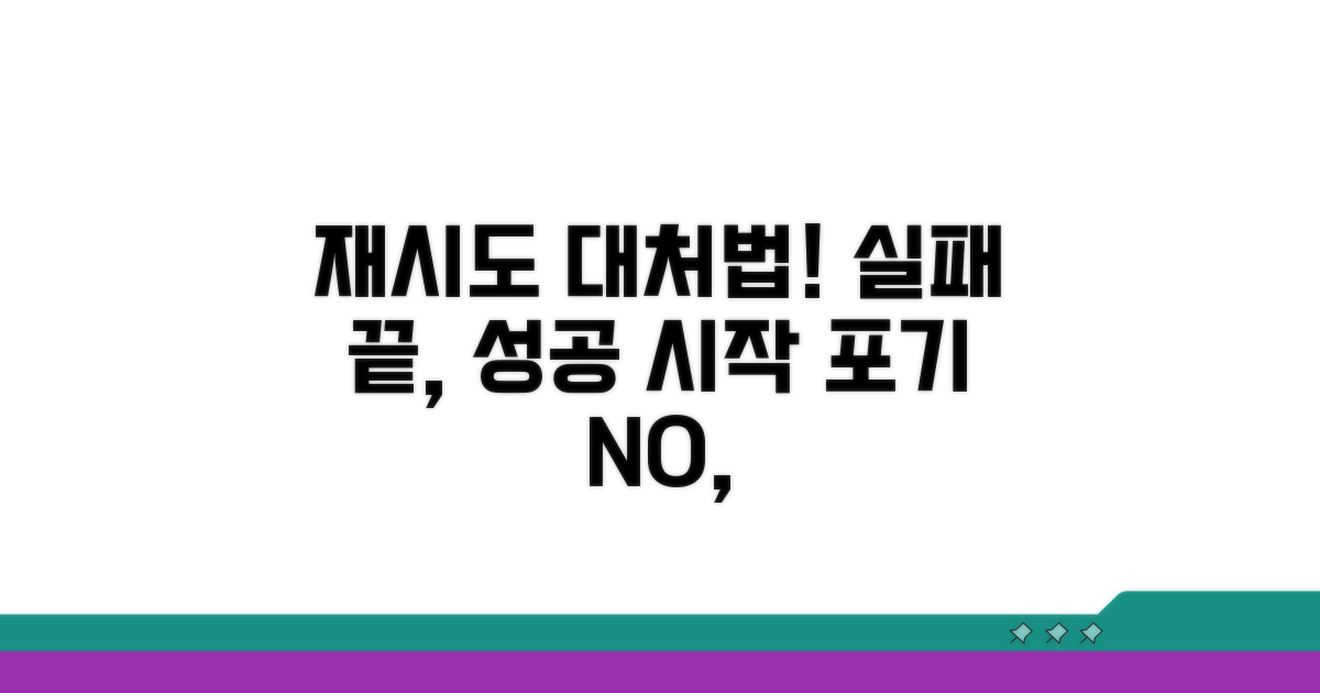 실패 시 재시도와 대처법 안내