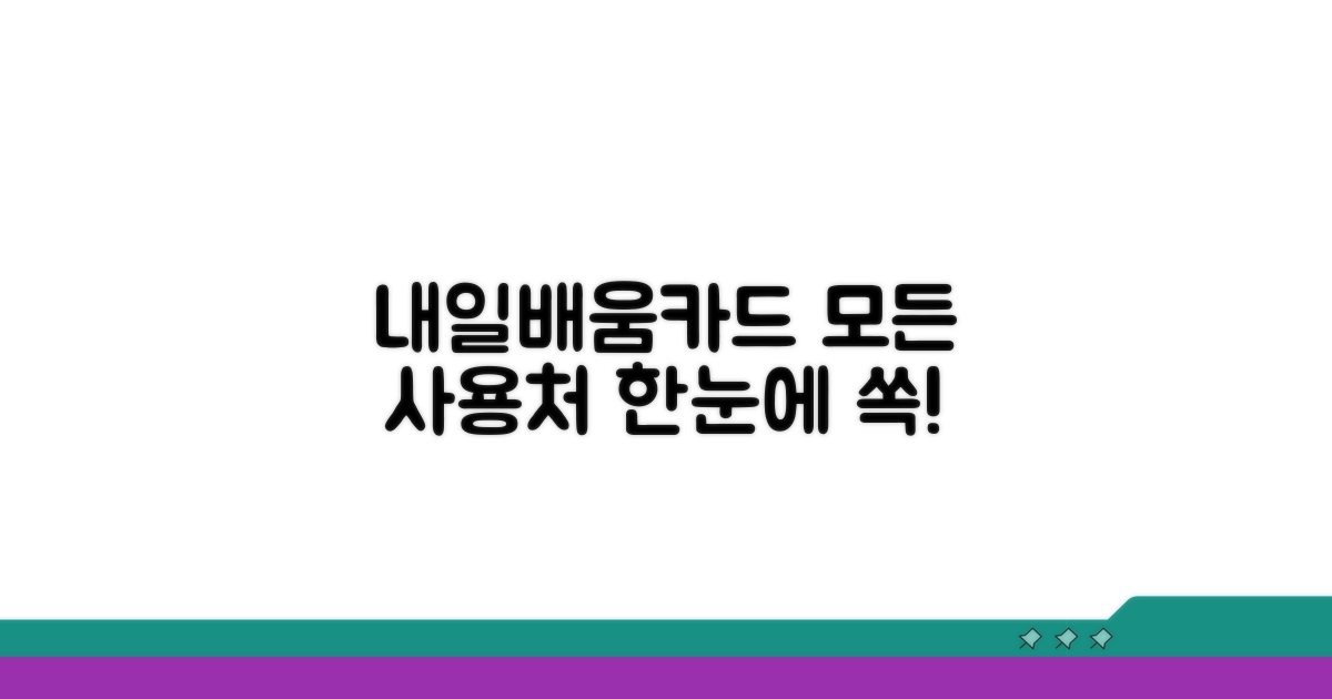 내일배움카드 사용처 한눈에 보기
