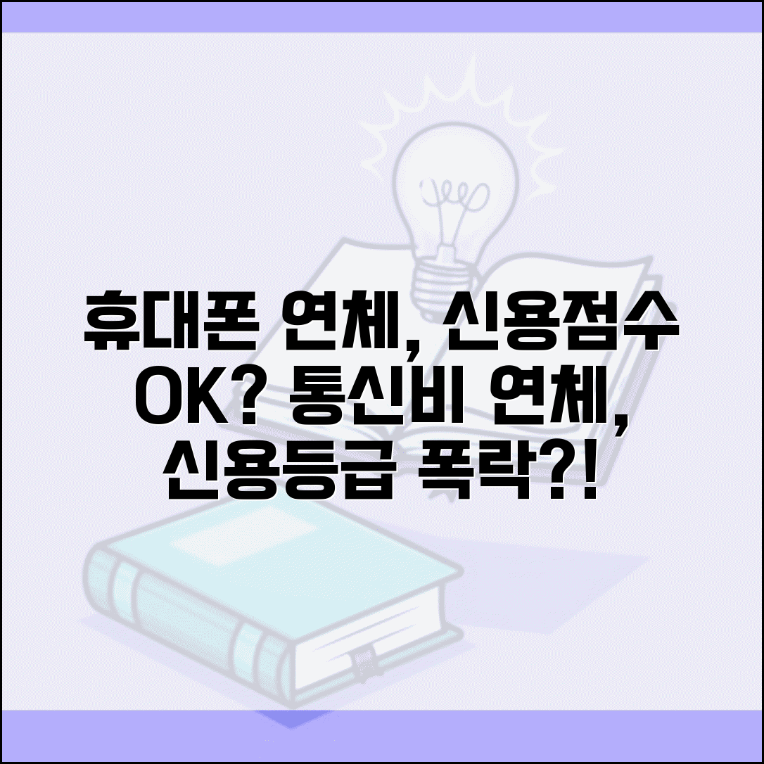 휴대폰 요금 연체하면 신용등급 떨어지나요 | 통신비 연체 | 신용평가 | 등급 영향 | 관리법 | 회복방법
