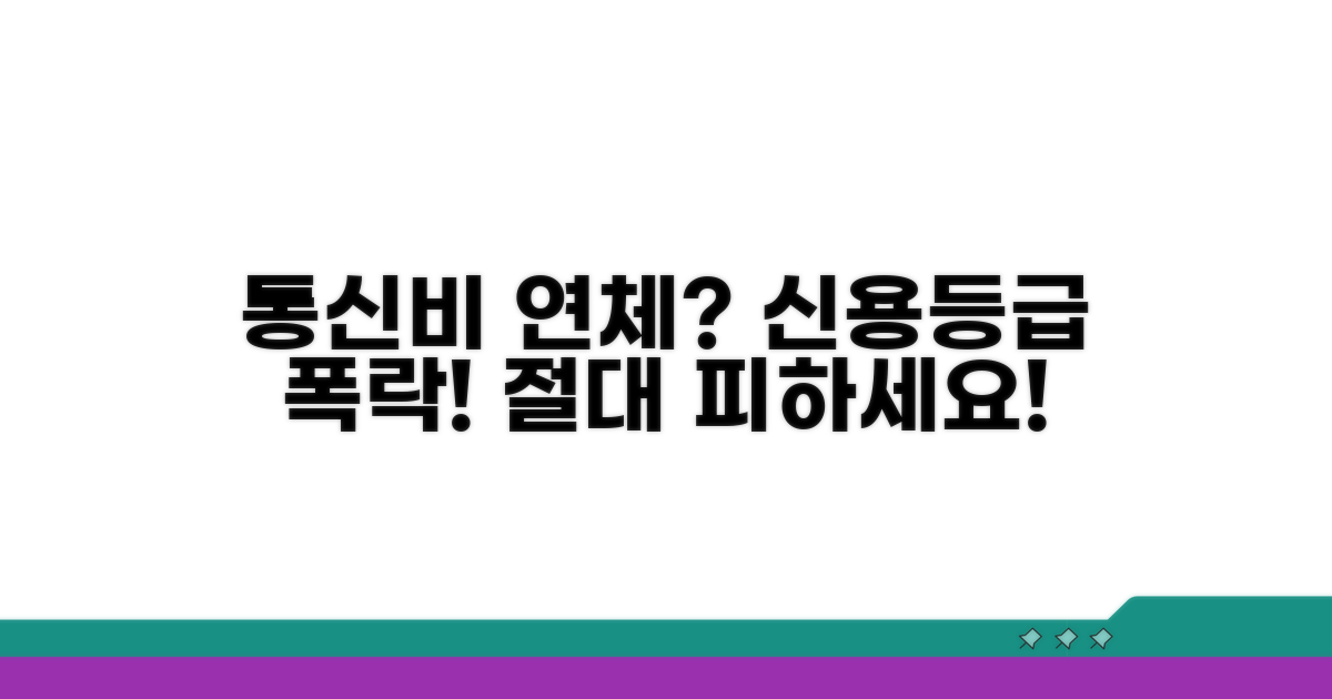 통신비 연체, 신용등급에 미치는 영향