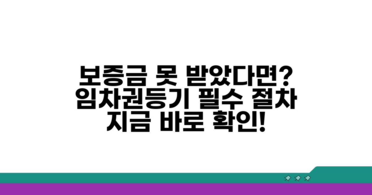 임차권등기, 보증금 미반환 시 필수 절차