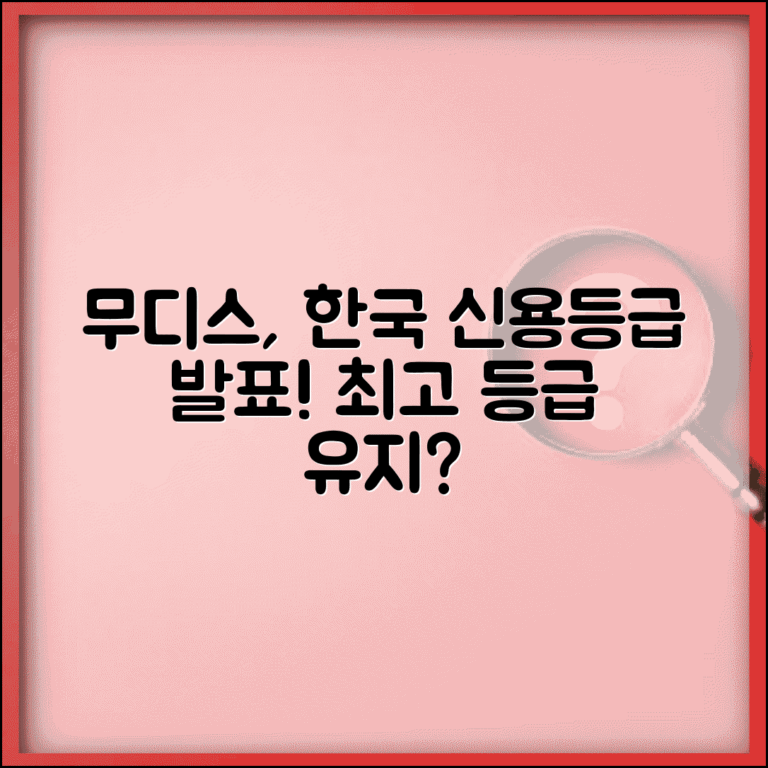 무디스 한국 신용등급 | 무디스 한국 국가신용등급 평가